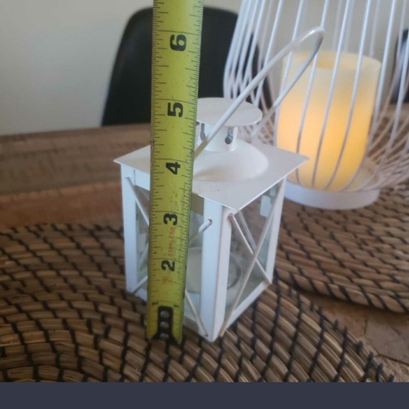 Flameless Lantern & 2 Decorative Tea Light Candle Lanterns - Picture 3 of 7